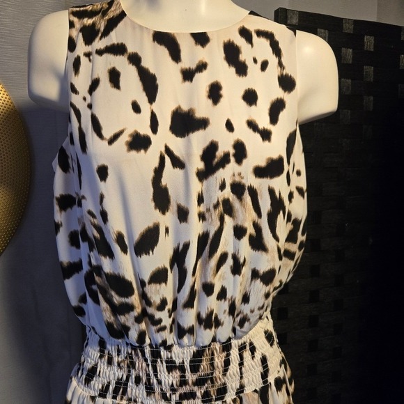 Leopard Print Sleeveless Dress - Size XS - Picture 3 of 9